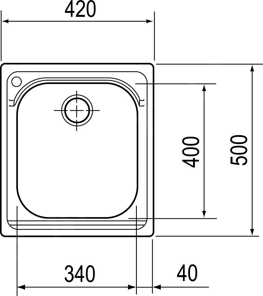 Franke Armonia - Lavello In Acciaio Inox AMX 610, 420x500 Mm, Sifone 101.0120.020 4 Franke Armonia - Lavello In Acciaio Inox AMX 610, 420x500 Mm, Sifone 101.0120.020 - immagine 2