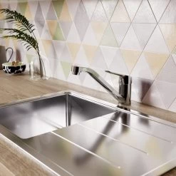 Ideal Standard CeraFlex - Miscelatore Per Lavello, BlueStart, Cromato BC129AA -Forniture Per Attrezzature Da Cucina 3fa454c597b1627e272dc336