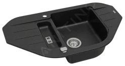 Alveus Niagara - Lavello In Granito 900x500 Mm, Con Comando Dello Scarico, Carbon 1090940 -Forniture Per Attrezzature Da Cucina 4015b0a167d295edab7ca14b