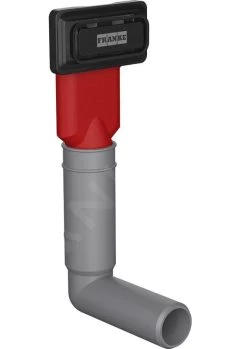 Franke Accessori - Troppopieno A Scomparsa Quadrato Colorline, Nero Opaco 112.0657.273