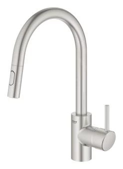Grohe Concetto - Miscelatore Per Lavello Con Doccetta Estraibile, Supersteel 31483DC2 -Forniture Per Attrezzature Da Cucina 4257b435c50760e6cb8532d9