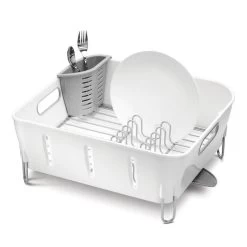 Simplehuman Accessori Per Cucina - Scolapiatti 370x326x172 Mm, Bianco KT1104 -Forniture Per Attrezzature Da Cucina 42f237d7ed0f21ae8a6abae2