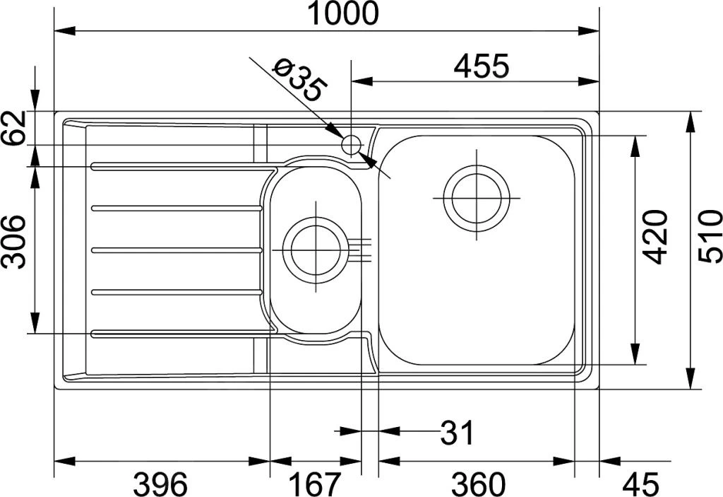 Franke Neptun - Lavello In Acciaio Inox NEX 651/2, 1000x510 Mm 101.0120.275 4 Franke Neptun - Lavello In Acciaio Inox NEX 651/2, 1000x510 Mm 101.0120.275 - immagine 2