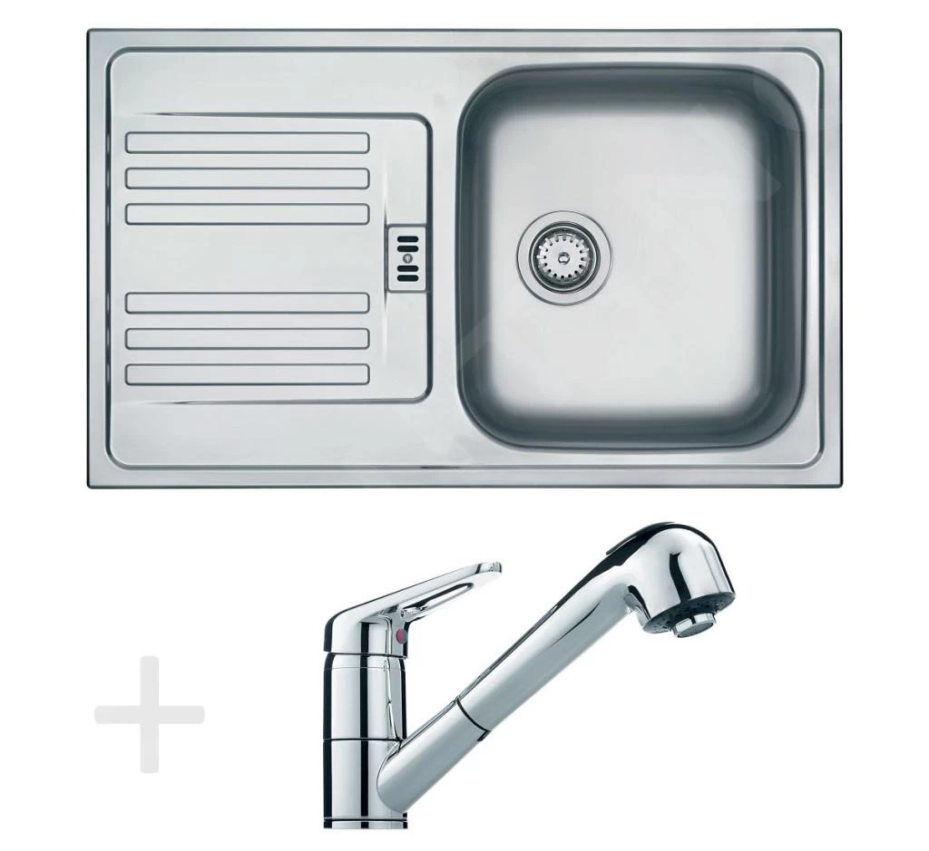 Franke Set - Set Per Cucina N12, Lavello In Acciaio Inox EFN 614-78 + Miscelatore FC 9547.031, Cromo 101.0684.401 3 Franke Set - Set Per Cucina N12, Lavello In Acciaio Inox EFN 614-78 + Miscelatore FC 9547.031, Cromo 101.0684.401