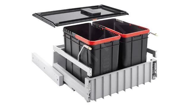 Franke Differenziatori - Cestino Portarifiuti Incorporato 300-60 Duo 121.0150.143 3 Franke Differenziatori - Cestino Portarifiuti Incorporato 300-60 Duo 121.0150.143