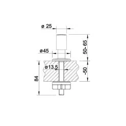Blanco Complementi Per Lavelli - Manopola Di Comando Eccentrica, Acciaio Inox 221336 -Forniture Per Attrezzature Da Cucina 482fe22fc7a6c27522c401b8