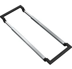 Franke Accessori - Supporto Telescopico ALL-IN, Plastica Nera/acciaio Inox 133.0655.059