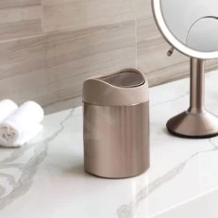 Simplehuman Pattumiere - Pattumiera Mini Da Tavolo 1,5 L, Rose Gold CW2085 9 Simplehuman Pattumiere - Pattumiera Mini Da Tavolo 1,5 L, Rose Gold CW2085 -Forniture Per Attrezzature Da Cucina 49877680e72cf91c254a6d66