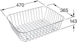 Villeroy & Boch Accessori - Cesto A Griglia 470x143x365 Mm, Acciaio Inox Spazzolato 839700K1 -Forniture Per Attrezzature Da Cucina 4a24b33dca024c9c633246da