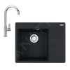 Franke Set - Set G214, Lavello In Fragranite CNG 611-62 TL/2 E Miscelatore FP 0408.031, Nero Opaco/cromo 114.0650.764 -Forniture Per Attrezzature Da Cucina 4aef6dca09913ce69de94919