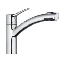 Kludi Trendo - Miscelatore Monocomando Per Lavello, Con Doccetta Estraibile, Cromato 335810575