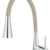Novaservis Ferro - Miscelatore Da Lavello Con Braccio Di Erogazione Flessibile E Doccetta, Beige/cromo 70720,0BE -Forniture Per Attrezzature Da Cucina 4e1de6b48b1072951c0a8bb7