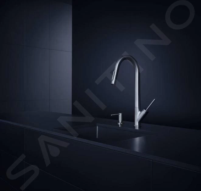 Axor Uno - Dispenser Di Sapone Liquido, 500 Ml, Simil Inox 42818800 6 Axor Uno - Dispenser Di Sapone Liquido, 500 Ml, Simil Inox 42818800 - immagine 4