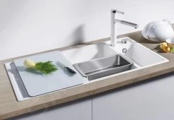 Blanco Axia III 6 - Lavello In Silgranit, 1000x510 Mm, Con Comando Remoto Dello Scarico E Accessori, InFino, Bianco 523477 10 Blanco Axia III 6 - Lavello In Silgranit, 1000x510 Mm, Con Comando Remoto Dello Scarico E Accessori, InFino, Bianco 523477 -Forniture Per Attrezzature Da Cucina 51494e2c18c110df9200f015