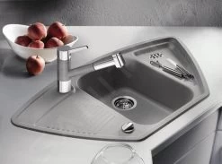 Blanco Tivo S - Miscelatore Da Lavello Con Doccetta Estraibile, Color Alluminio/cromo 517611 9 Blanco Tivo S - Miscelatore Da Lavello Con Doccetta Estraibile, Color Alluminio/cromo 517611 -Forniture Per Attrezzature Da Cucina 52dc6b95777d174acd332e81