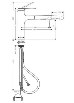 Hansgrohe Zesis M33 - Miscelatore Da Lavello 160, Con Doccetta Estraibile, SBox Lite, Simil Inox 74804800 -Forniture Per Attrezzature Da Cucina 579691e0613bfc906c8dc4d1