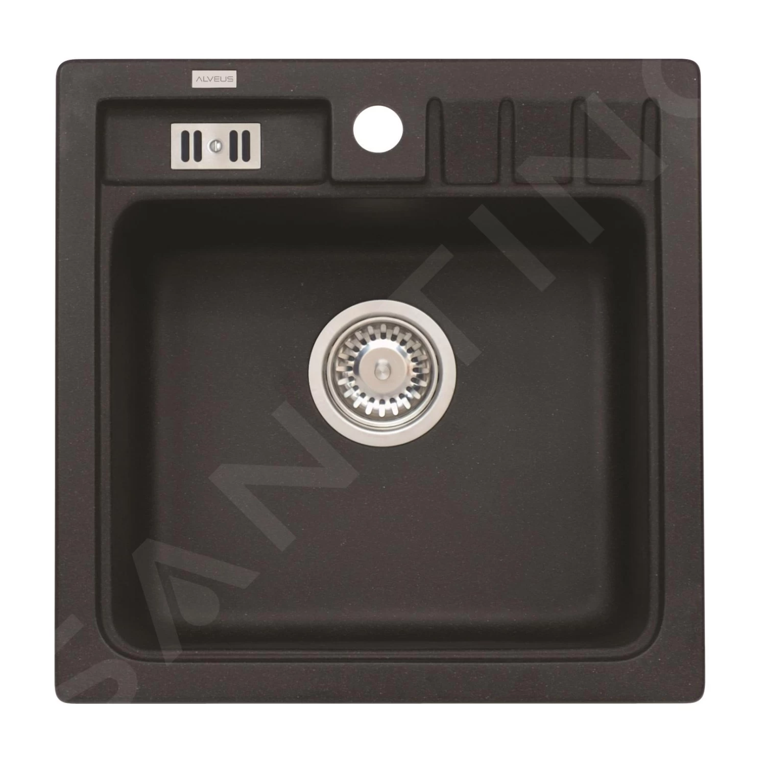 Alveus Set - Set Lavello Niagara 20 E Miscelatore Tonia, Carbon SETA103 5 Alveus Set - Set Lavello Niagara 20 E Miscelatore Tonia, Carbon SETA103 - immagine 3