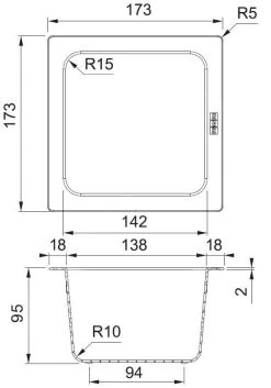 Franke Accessori - Vassoio Piccolo ALL-IN Per Lavello, Grigio 133.0655.224 -Forniture Per Attrezzature Da Cucina 593a2a95fe8b57d26868468e