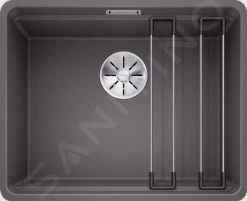 Blanco Etagon 500 - Lavello In Silgranit, 527x427 Mm, Con Guide Scorrevoli, Pietra Grigia 526344