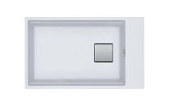 Franke Kubus 2 - Lavello In Fragranite KNG 110-62, 760x460 Mm, Bianco-ghiaccio 125.0512.517