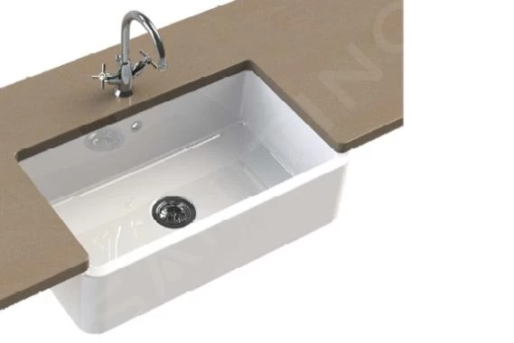 Blanco Villae Farmhouse - Lavello In Ceramica, 795x460 Mm, Bianco Brillante 525163 3 Blanco Villae Farmhouse - Lavello In Ceramica, 795x460 Mm, Bianco Brillante 525163