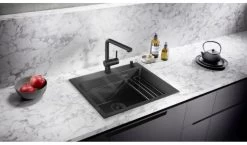 Blanco Accessori - Set Di Scarico C-overflow, Per Doppio Lavello, BlackEdition, Nero Opaco 239979 -Forniture Per Attrezzature Da Cucina 5e28a754efafad3ad4881dd1