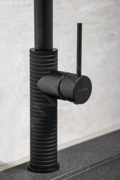 Sapho Rubinetteria - Miscelatore Da Lavello Con Doccetta Estraibile, Nero Opaco FR576B -Forniture Per Attrezzature Da Cucina 5ea78b5f0af1682de9d43504