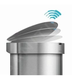 Simplehuman Pattumiere - Pattumiera Touchless Con Sensore Di Movimento, 45 L, Acciaio Inox Spazzolato ST2009 -Forniture Per Attrezzature Da Cucina 5fb97fc9f62967b5be7cbfff