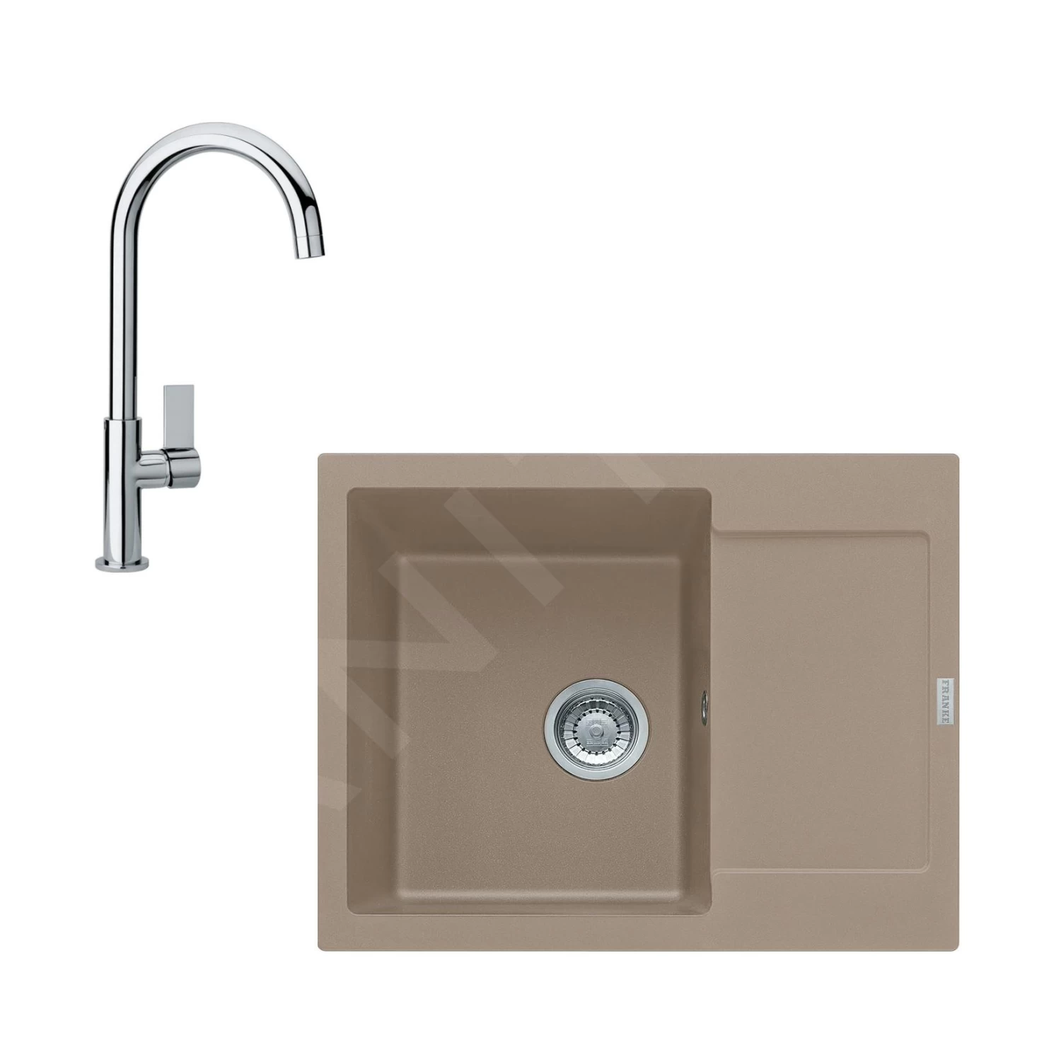 Franke Set - Set Da Cucina G165, Lavello In Fragranite MRG 611-62 E Miscelatore FP 0408.031, Cashmere/cromo 114.0587.922 3 Franke Set - Set Da Cucina G165, Lavello In Fragranite MRG 611-62 E Miscelatore FP 0408.031, Cashmere/cromo 114.0587.922