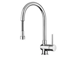 Paffoni Stick - Miscelatore Da Lavello Con Doccetta Estraibile, Cromato SK185CR -Forniture Per Attrezzature Da Cucina 60e6a320c1df701f8fc72fdd