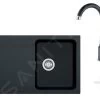 Franke Set - Set Per Cucina T30, Lavello In Tectonite OID 611-78, Nero + Miscelatore FP 9900, Onyx NEW 114.0366.039 -Forniture Per Attrezzature Da Cucina 611442fee4a4d3a799bdd27e