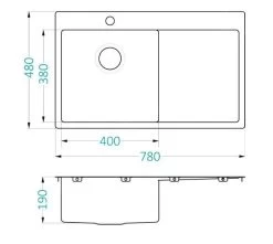 Alveus Quarto - Lavello 780x480 Mm, Sx, Acciaio Inox 1124384 -Forniture Per Attrezzature Da Cucina 636291d3a6a3bad57f492725