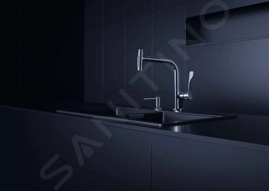 Axor Citterio - Miscelatore Da Lavello Con Doccetta Estraibile E Deviatore, Cromo 39862000 7 Axor Citterio - Miscelatore Da Lavello Con Doccetta Estraibile E Deviatore, Cromo 39862000 - immagine 5