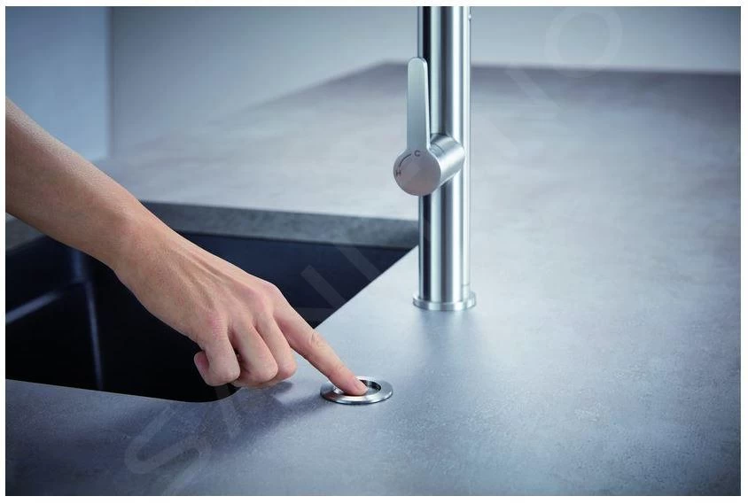 Blanco Complementi Per Lavelli - PushControl, Comando Per Sistema Di Scarico InFino, Acciaio Inox 233696 5 Blanco Complementi Per Lavelli - PushControl, Comando Per Sistema Di Scarico InFino, Acciaio Inox 233696 - immagine 3