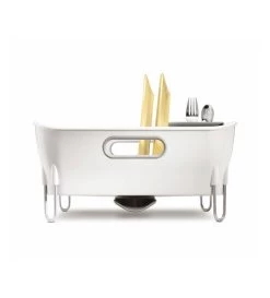 Simplehuman Accessori Per Cucina - Scolapiatti 370x326x172 Mm, Bianco KT1104 -Forniture Per Attrezzature Da Cucina 6388cfaf50edc9b9fc95f8ac
