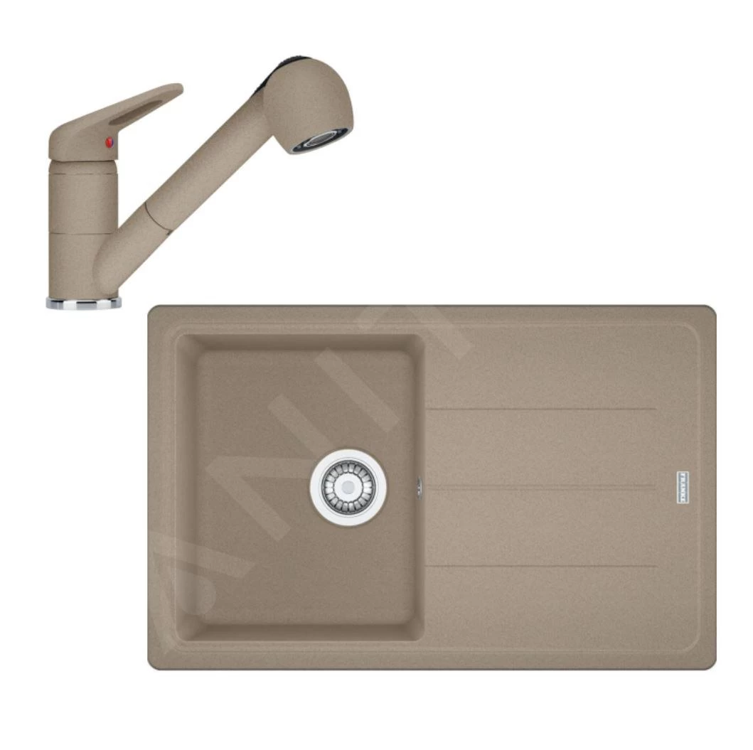 Franke Set - Set Da Cucina G57, Lavello In Fragranite BFG 611-78 E Miscelatore FC 9547.424, Cashmere 114.0510.431 3 Franke Set - Set Da Cucina G57, Lavello In Fragranite BFG 611-78 E Miscelatore FC 9547.424, Cashmere 114.0510.431