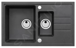 Alveus Intermezzo - Lavello In Granito 780x480 Mm, Carbon 1117055