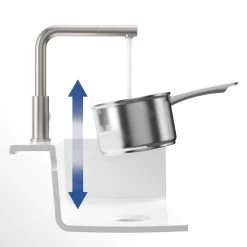 Villeroy & Boch Steel Shower - Miscelatore Da Lavello Con Bocca Di Erogazione Estraibile, Acciaio Inox 969701LC -Forniture Per Attrezzature Da Cucina 64657e0366dbf2a9fa74b5c3