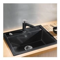 Blanco Dalago 6 - Lavello In Silgranit, 615x510 Mm, Con Comando Piletta Di Scarico, Antracite 514197 -Forniture Per Attrezzature Da Cucina 64d77555a8f048b0376b7a96