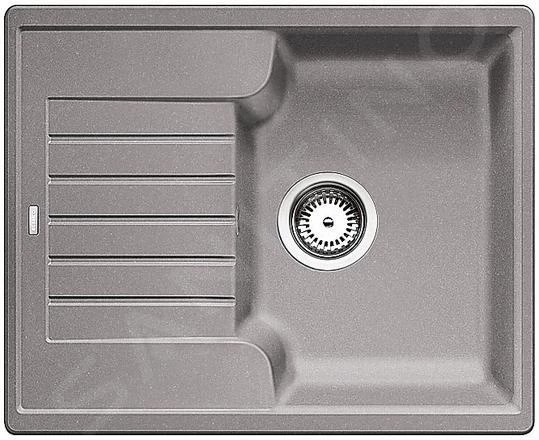 Blanco Zia 40 - Lavello In Silgranit, 615x500 Mm, Color Alluminio 516919 3 Blanco Zia 40 - Lavello In Silgranit, 615x500 Mm, Color Alluminio 516919