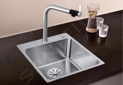 Blanco Andano 400 - Lavello, 500x440 Mm, Con Comando Eccentrico Dello Scarico PushControl, Acciaio Inox 525244 8 Blanco Andano 400 - Lavello, 500x440 Mm, Con Comando Eccentrico Dello Scarico PushControl, Acciaio Inox 525244 -Forniture Per Attrezzature Da Cucina 6835cf99e7dc98e4c4fc3c62
