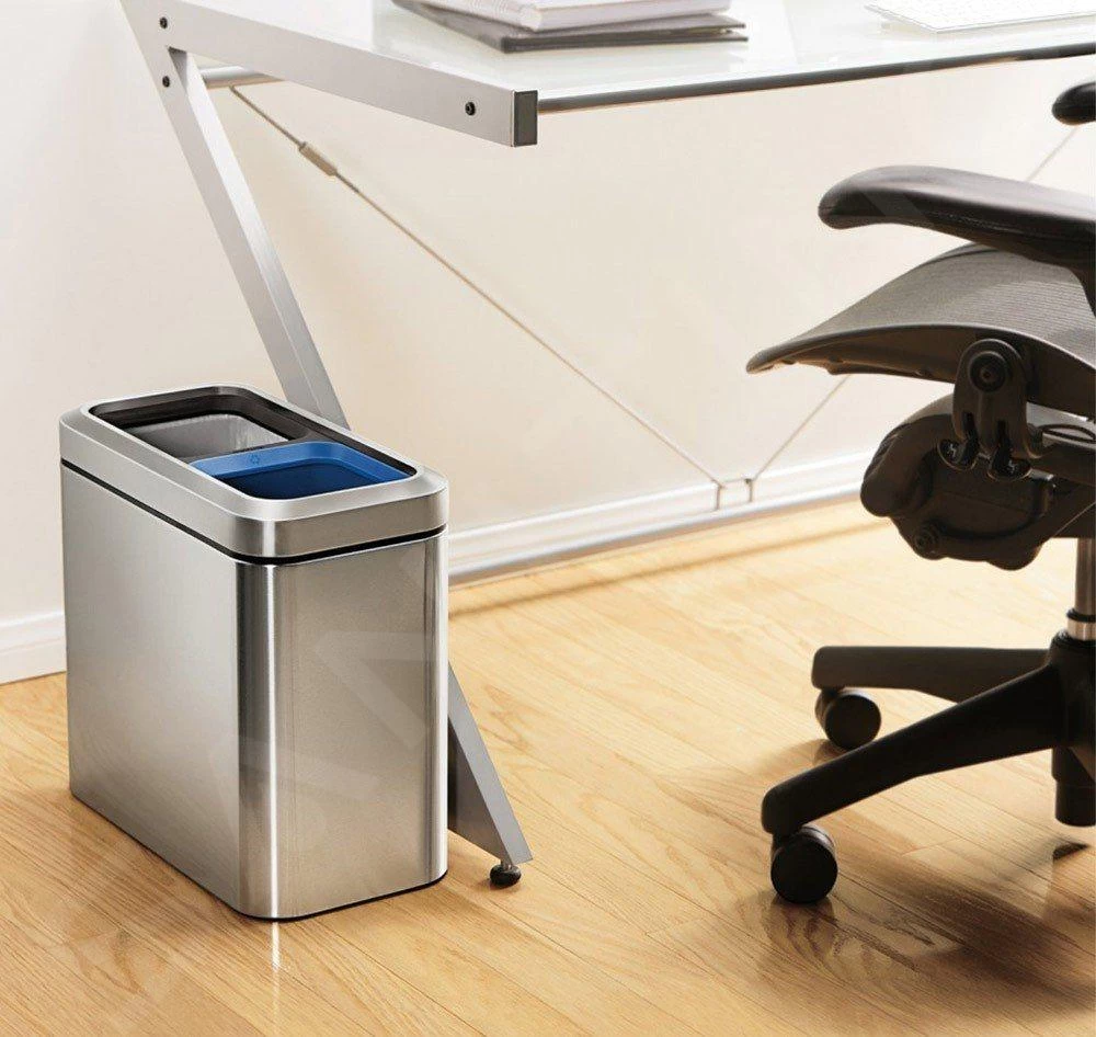 Simplehuman Pattumiere - Pattumiera Differenziata Scoperta 20 L, Acciaio Inox Spazzolato CW1470 8 Simplehuman Pattumiere - Pattumiera Differenziata Scoperta 20 L, Acciaio Inox Spazzolato CW1470 - immagine 6