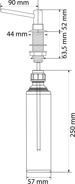 Franke Basic - Dispenser Di Sapone Liquido, 500 Ml, Cromo 119.0084.687 -Forniture Per Attrezzature Da Cucina 6b63f10ea26ce637943db522