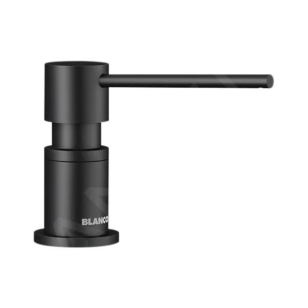 Blanco Accessori - Dispenser Di Detergente Lato, Nero Opaco 525789 3 Blanco Accessori - Dispenser Di Detergente Lato, Nero Opaco 525789