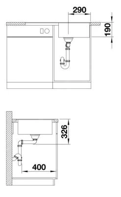 Blanco Metra 5 - Lavello In Silgranit, 850x490 Mm, Con Comando Remoto Dello Scarico, Nero 525921 -Forniture Per Attrezzature Da Cucina 6e6dbb57c352a2ae1006e6e6