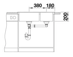 Blanco Naya 8 - Lavello In Silgranit, 815x500 Mm, Nero 525944 -Forniture Per Attrezzature Da Cucina 6edcfe7504be50c50281a904