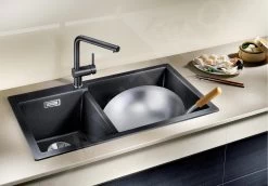 Blanco Pleon 9 - Lavello In Silgranit, 860x500 Mm, Grigio Roccia 523058 -Forniture Per Attrezzature Da Cucina 6f1255a150fbe85df8e0c846