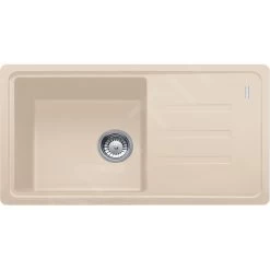 Franke Malta - Lavello In Fragranite BSG 611-78/39, 780x435 Mm, Riflessi Di Sabbia 114.0440.908