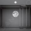 Blanco Etagon 6 - Lavello In Silgranit, 600x510 Mm, Con Guide Scorrevoli, InFino, Antracite 524529 1 Blanco Etagon 6 - Lavello In Silgranit, 600x510 Mm, Con Guide Scorrevoli, InFino, Antracite 524529 -Forniture Per Attrezzature Da Cucina 7062a436ba9fcce4f81e0cd3