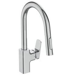 Ideal Standard CeraPlan - Miscelatore Da Lavello Con Doccetta Estraibile, BlueStart, Cromo BD338AA